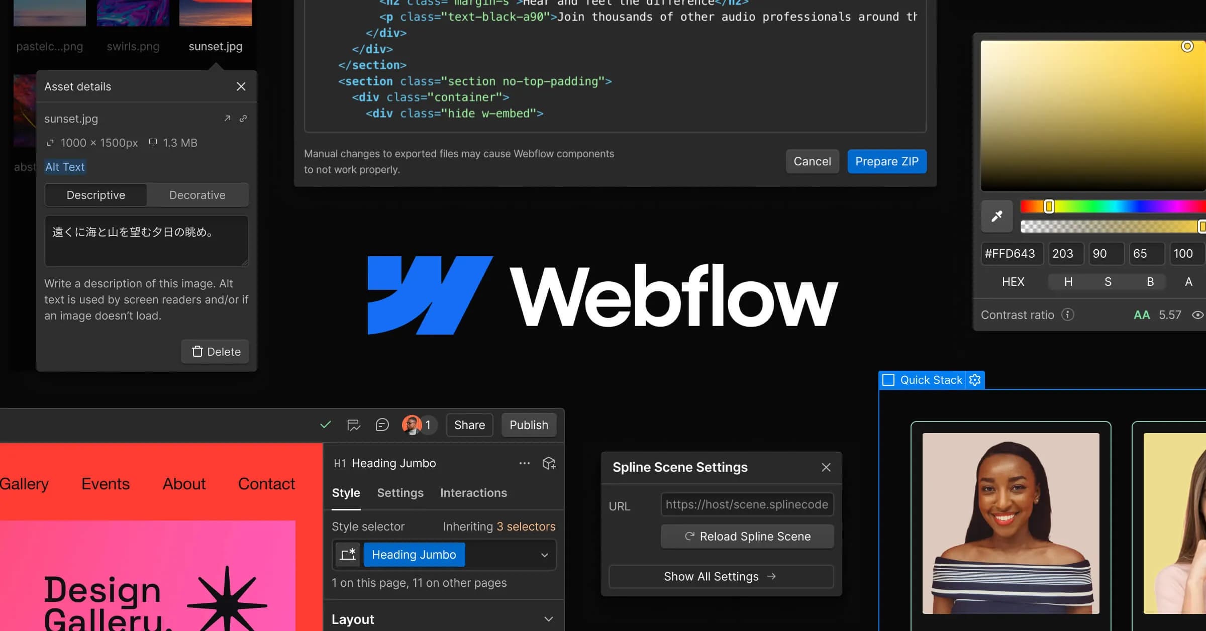 Webflow image