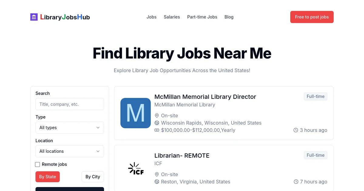 LibraryJobsHub image