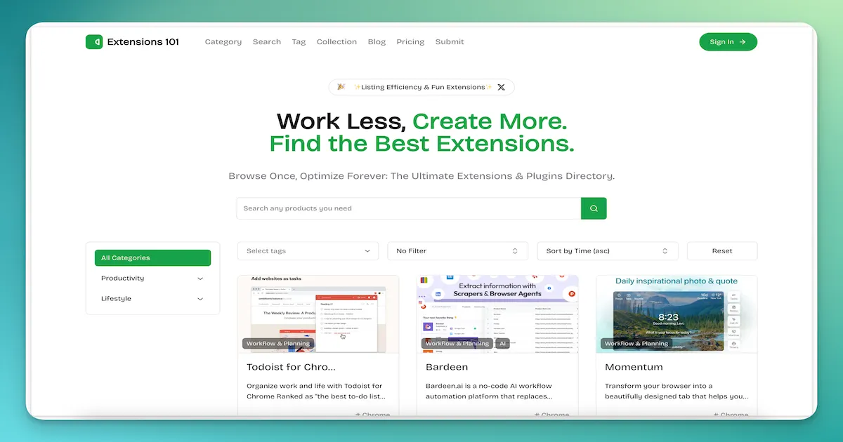 Extensions 101 image