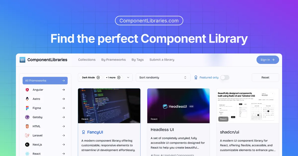 Component Libraries image