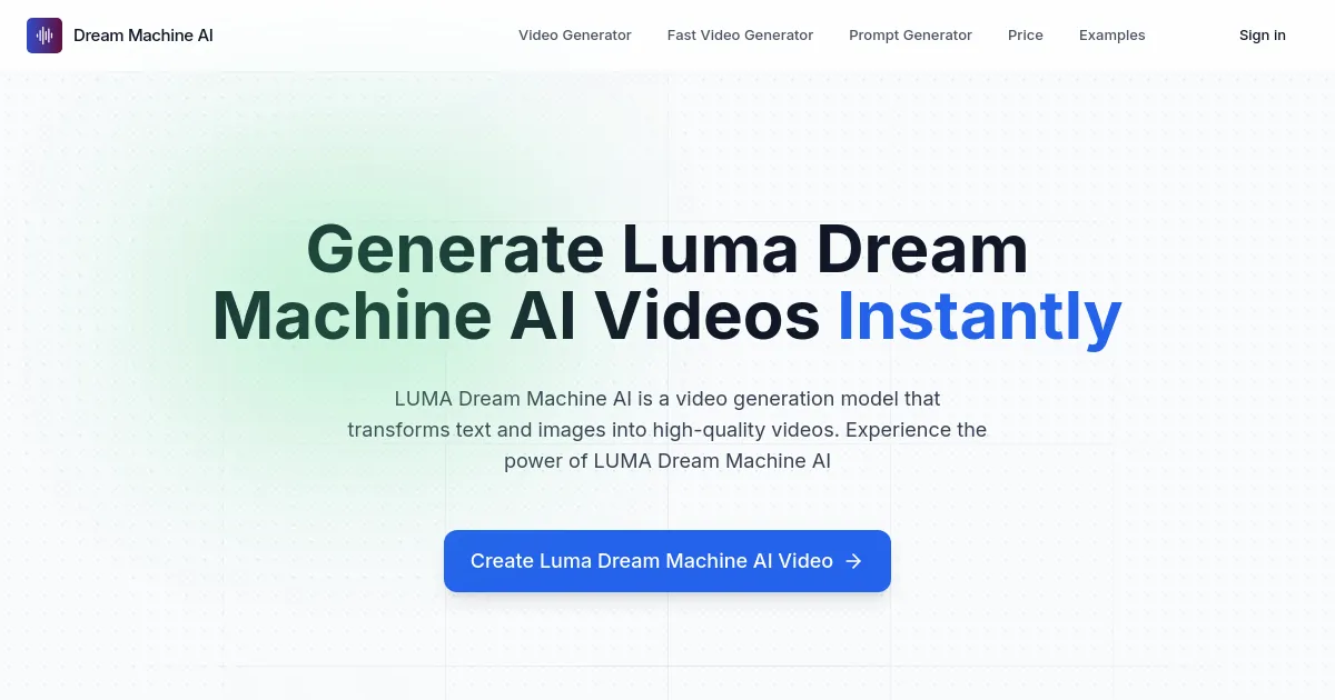 Dream Machine AI image