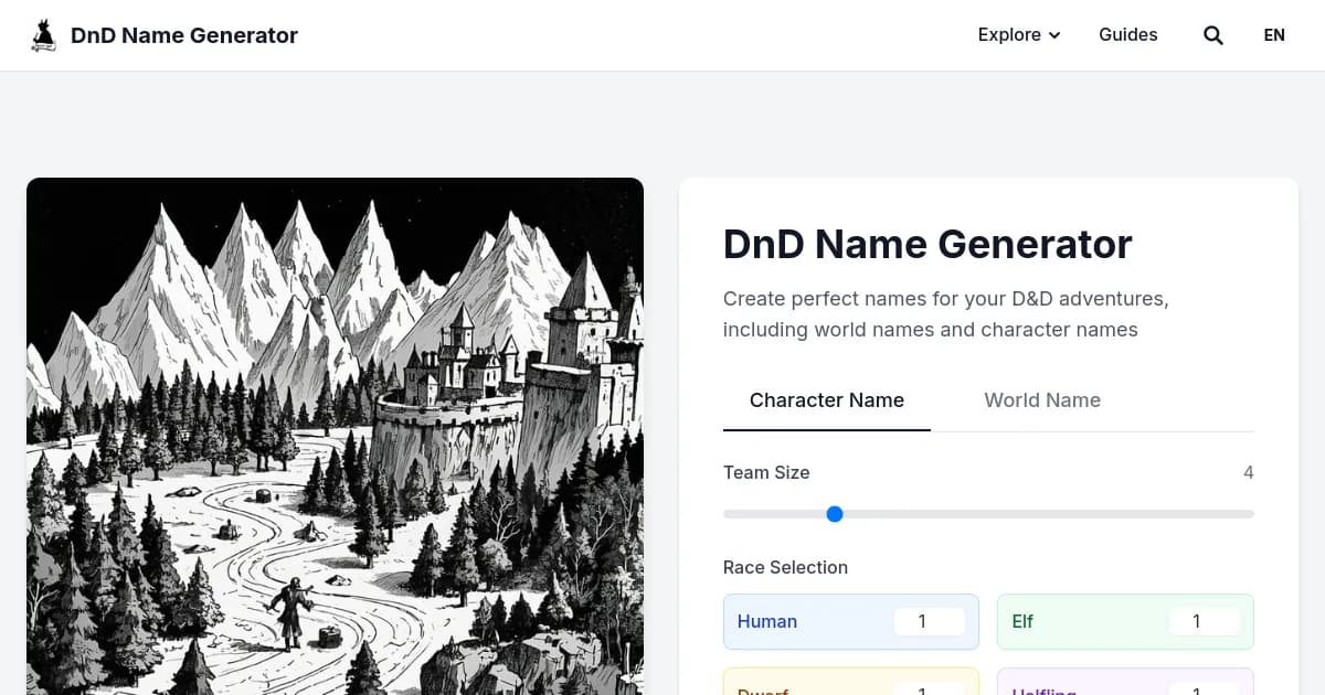 DnD Name Generator image