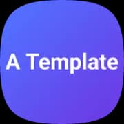 A Template logo