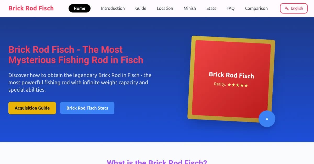 Brick Rod Fisch image