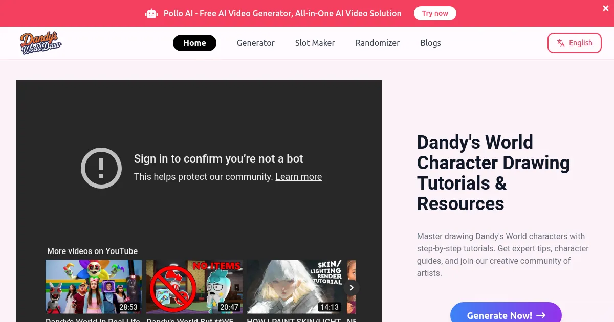 Dandy's World Draw image