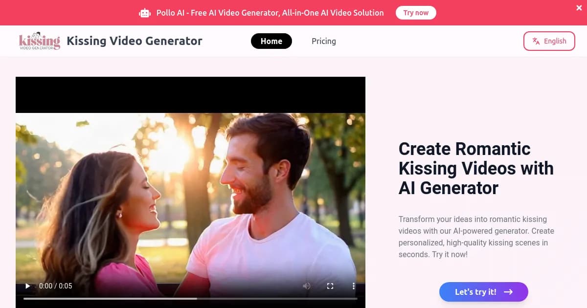 KissingVideo image