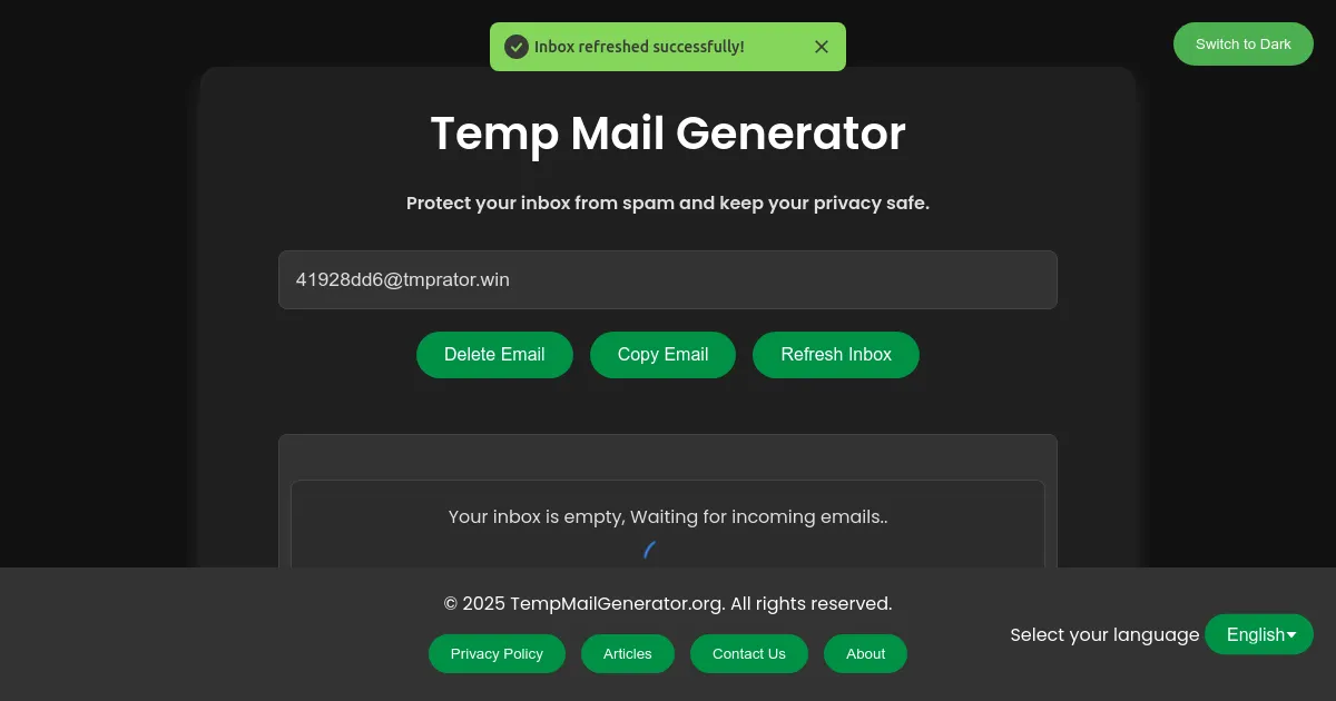 Temp Mail Generator image