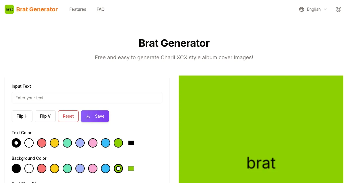 Brat Generator image