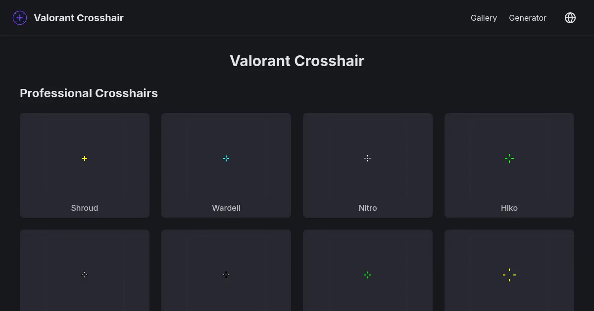 Valorant Crosshair image