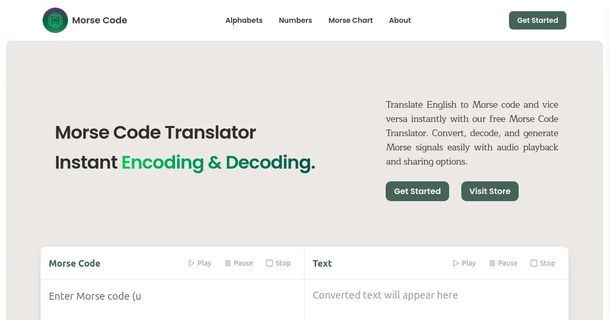 Morse Translator image