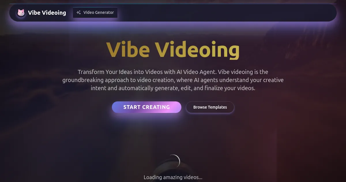 Vibe Videoing image