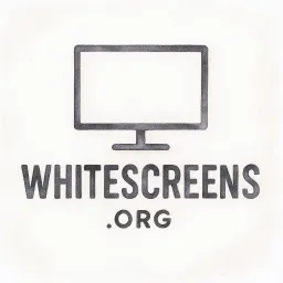 White Screen logo