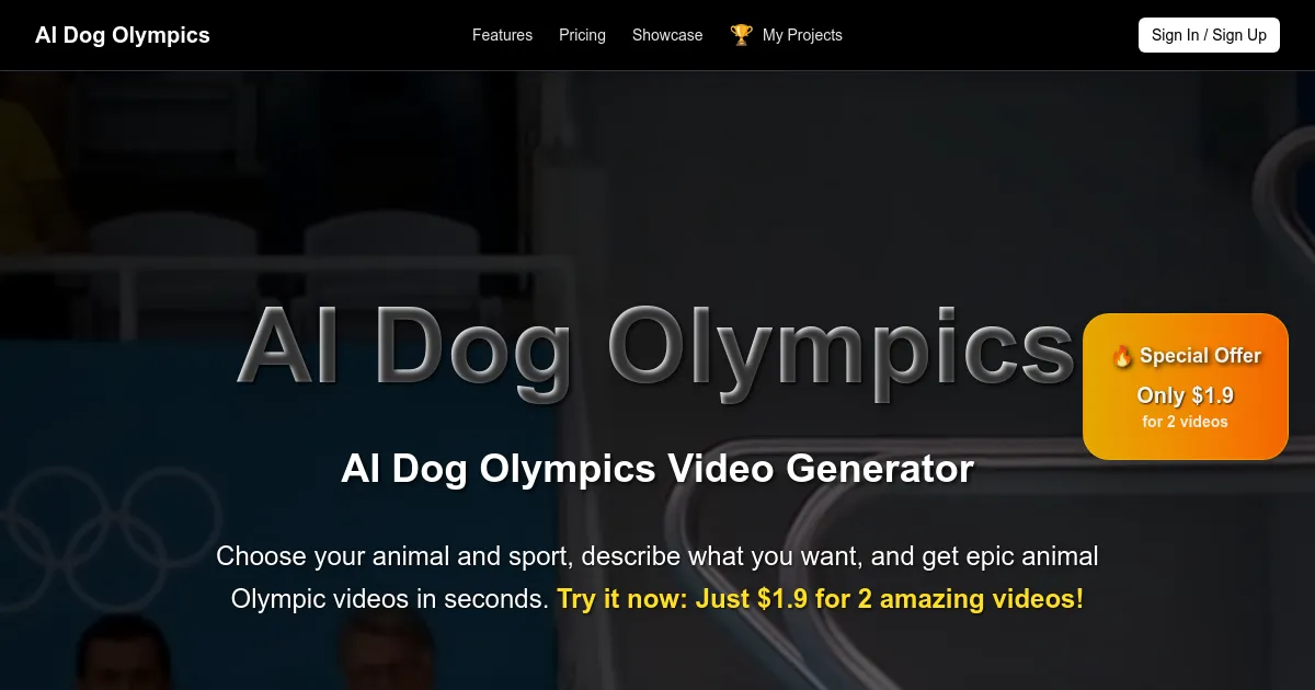 AI Dog Olympics image