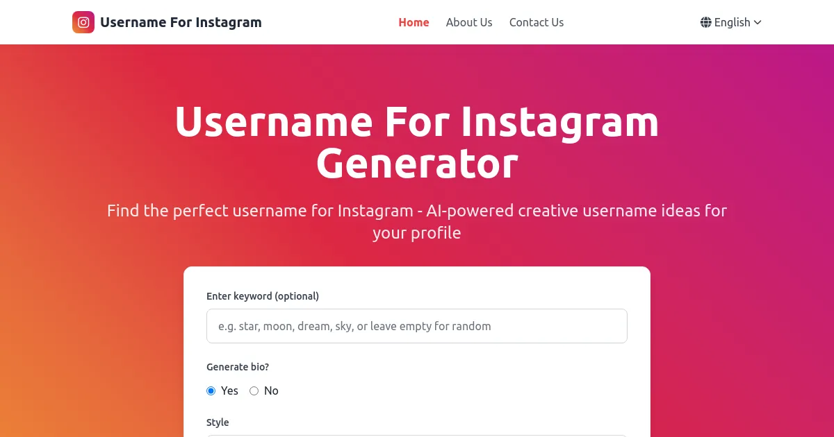 Insta Username Maker image