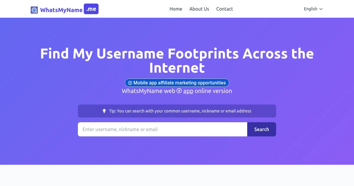 WhatsMyName.me image