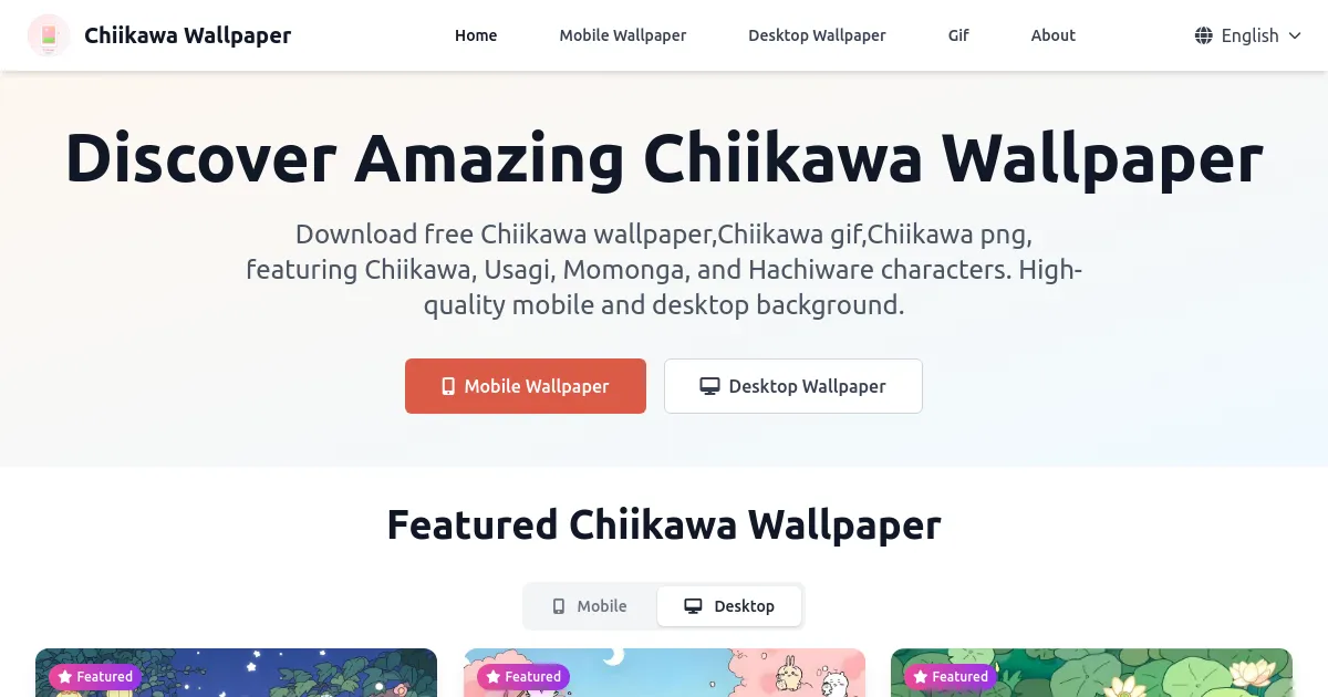 Chiikawa Wallpaper image