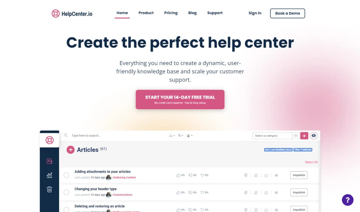 HelpCenter.io image
