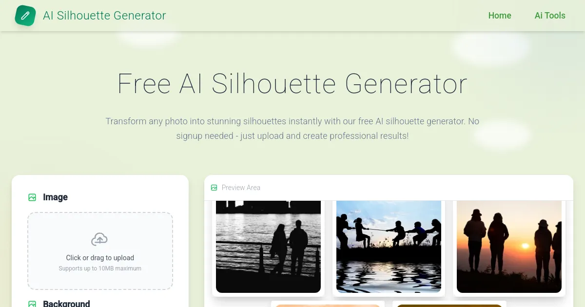 Silhouette Generator image