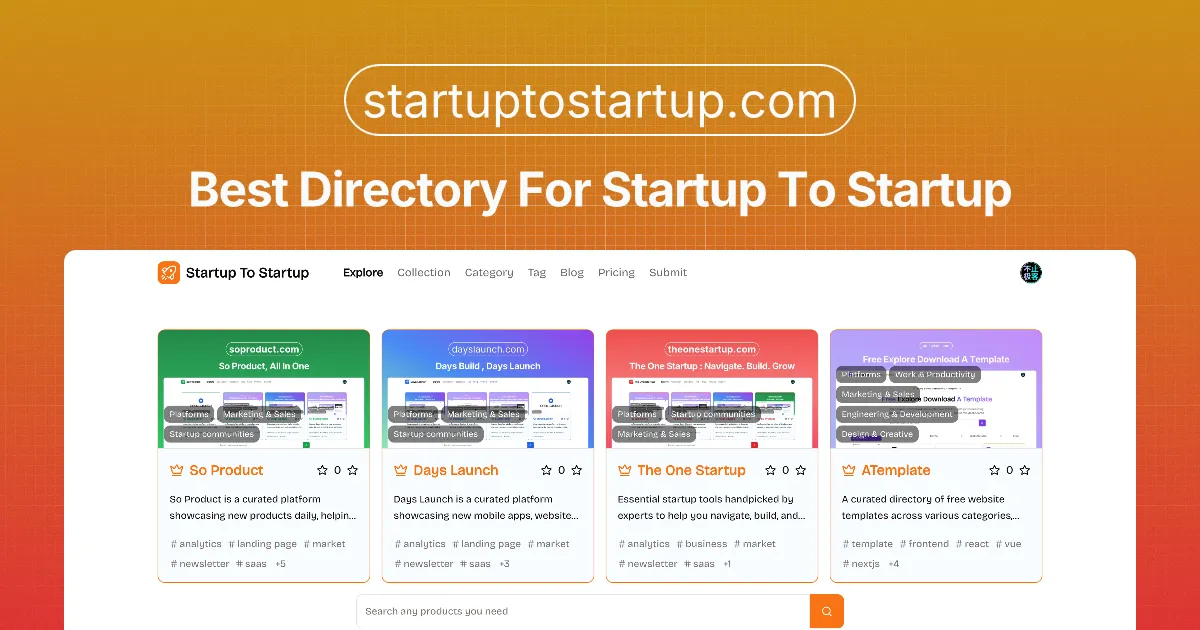 startuptostartup.com image