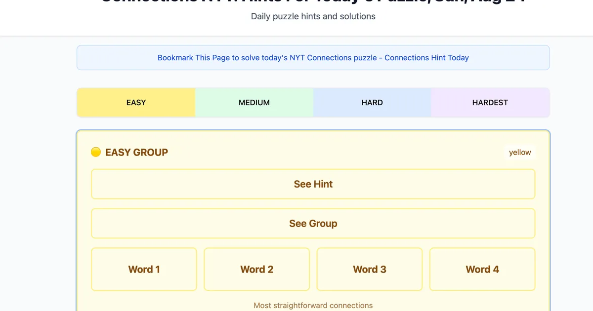 ConnectionsHintToday image