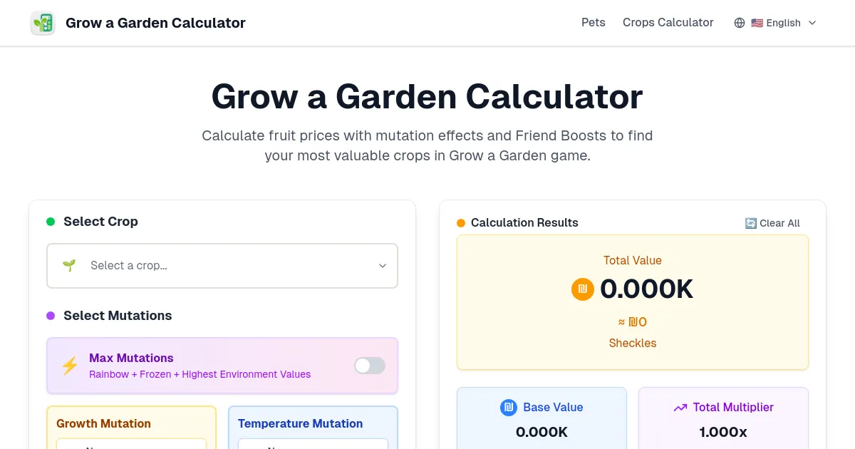 GAGardenCalculator image