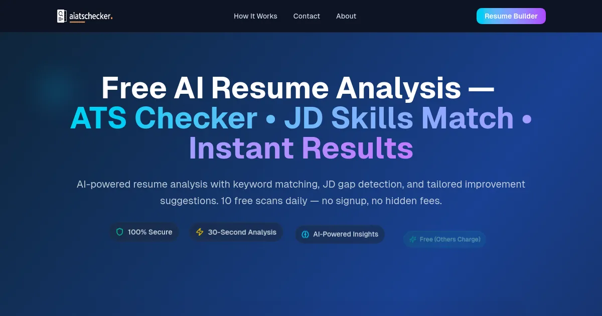 AI ATS Checker image