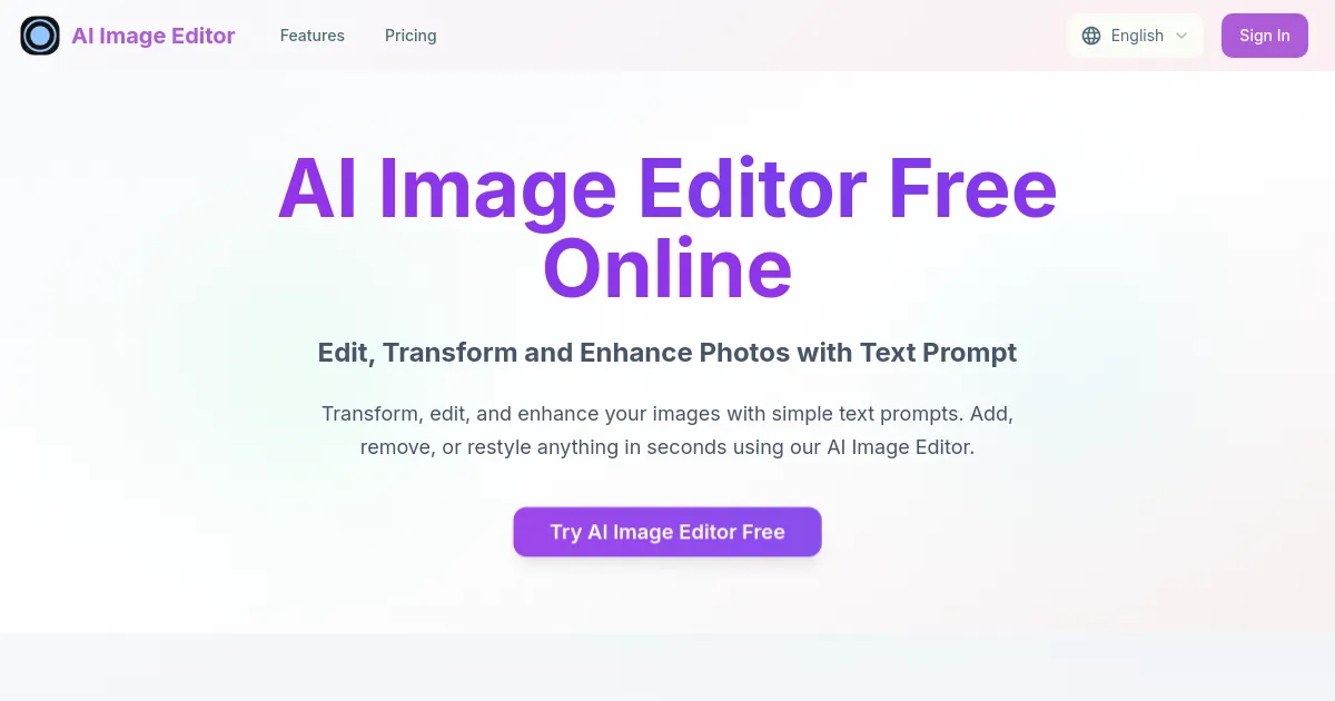 AI Image Editor image
