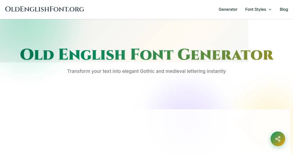 OldEnglishFont.org image