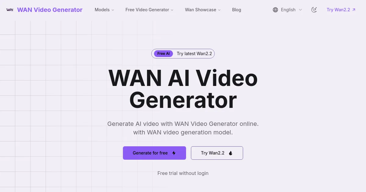 WAN Video Generator image
