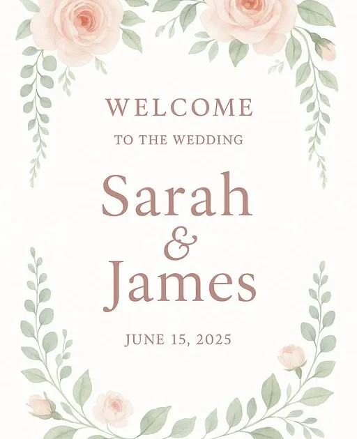 AI Wedding Signs image