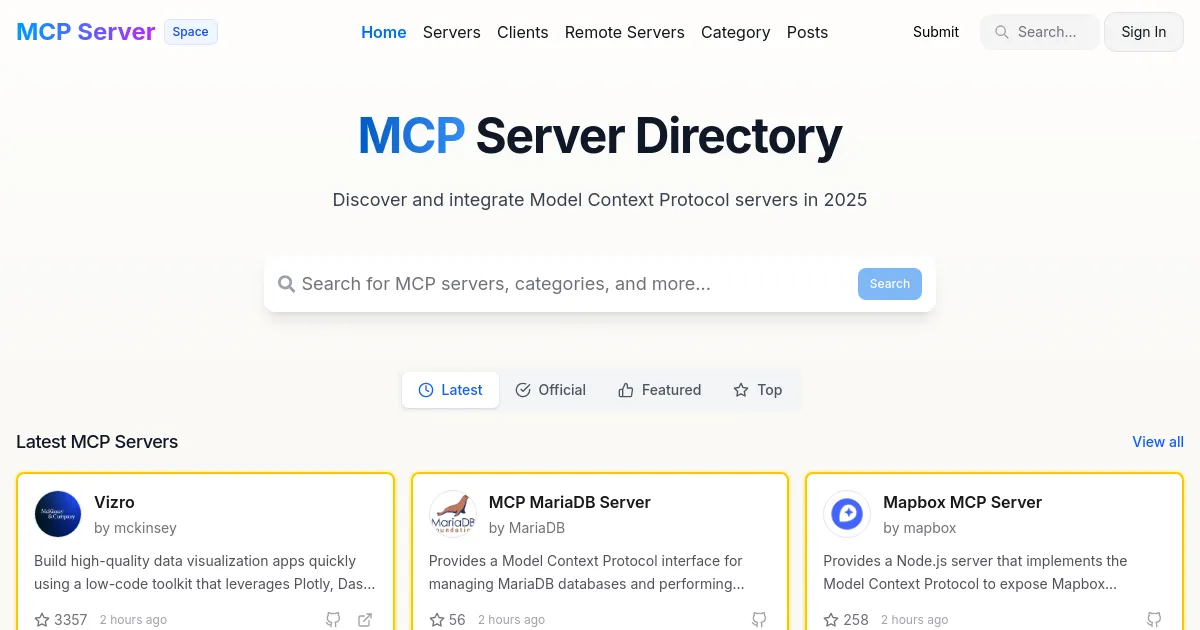 MCP Server Space image