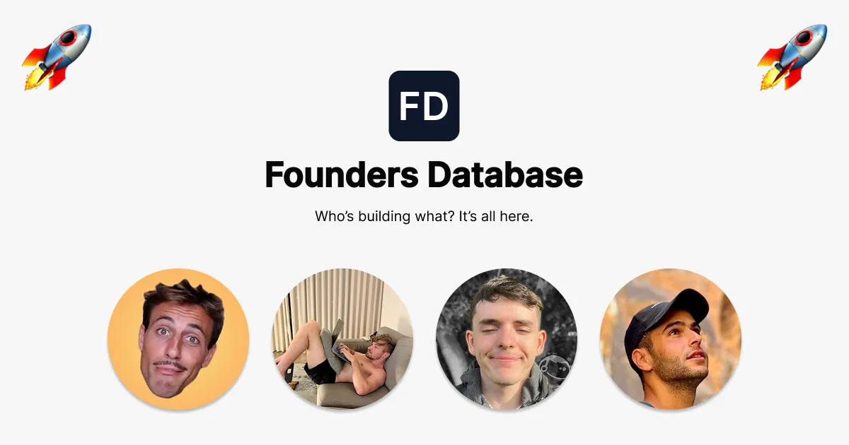 FoundersDatabase image