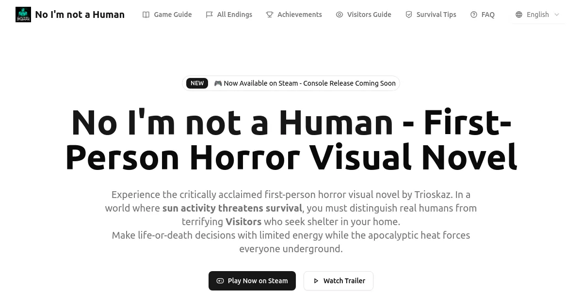 No I'm not a Human image