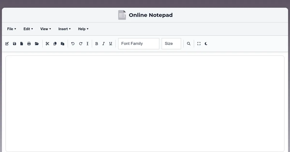 Online Notepad image