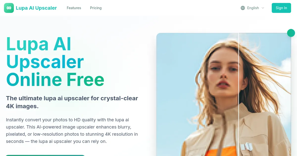 Lupa AI Upscaler image