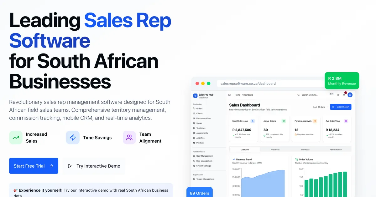 Sales Rep Platform image
