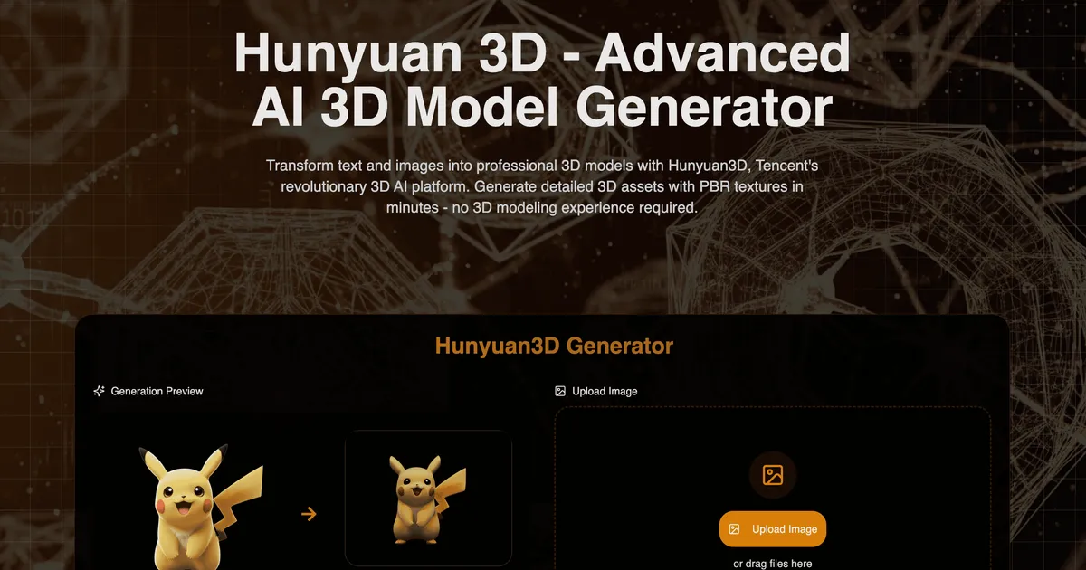 hunyuan-3d.org image