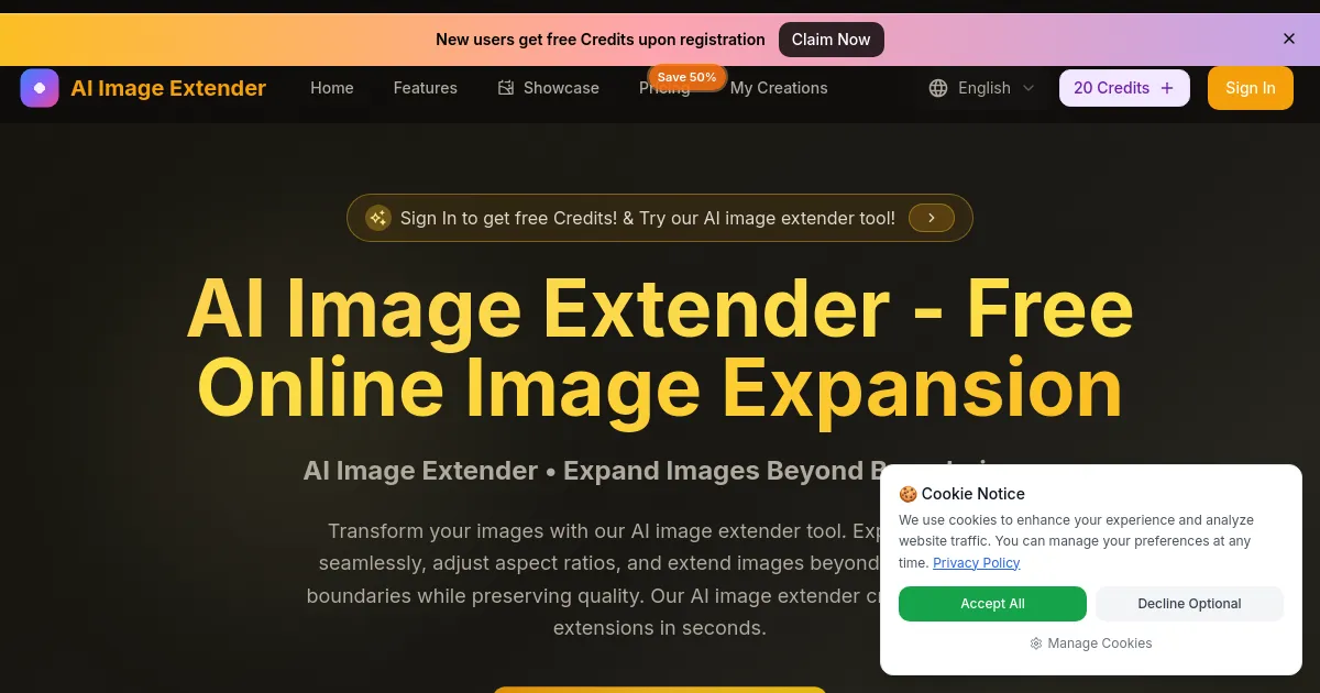 AI Image Extender image