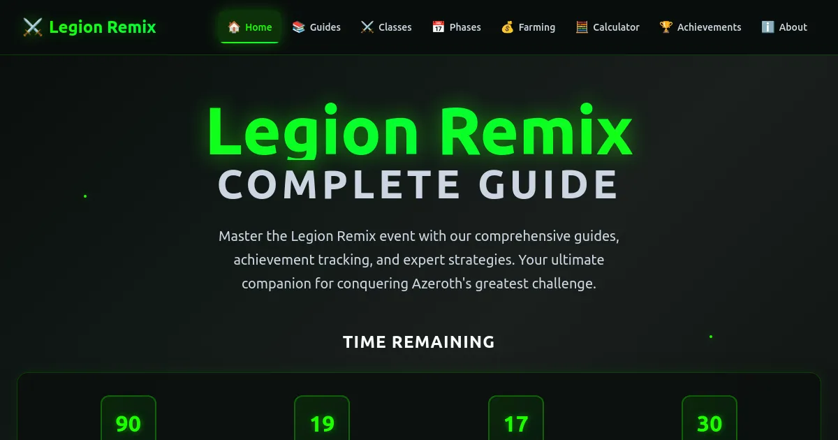 Legion Remix Guide image