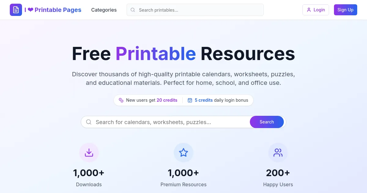 I Love Printables image