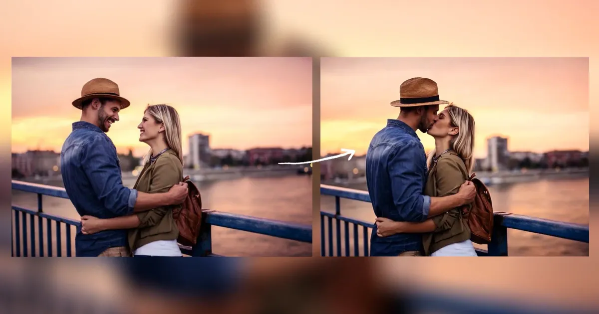 AI Kissing Generator image