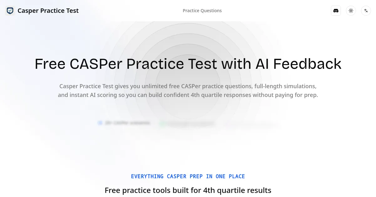 Casper Practice Test image