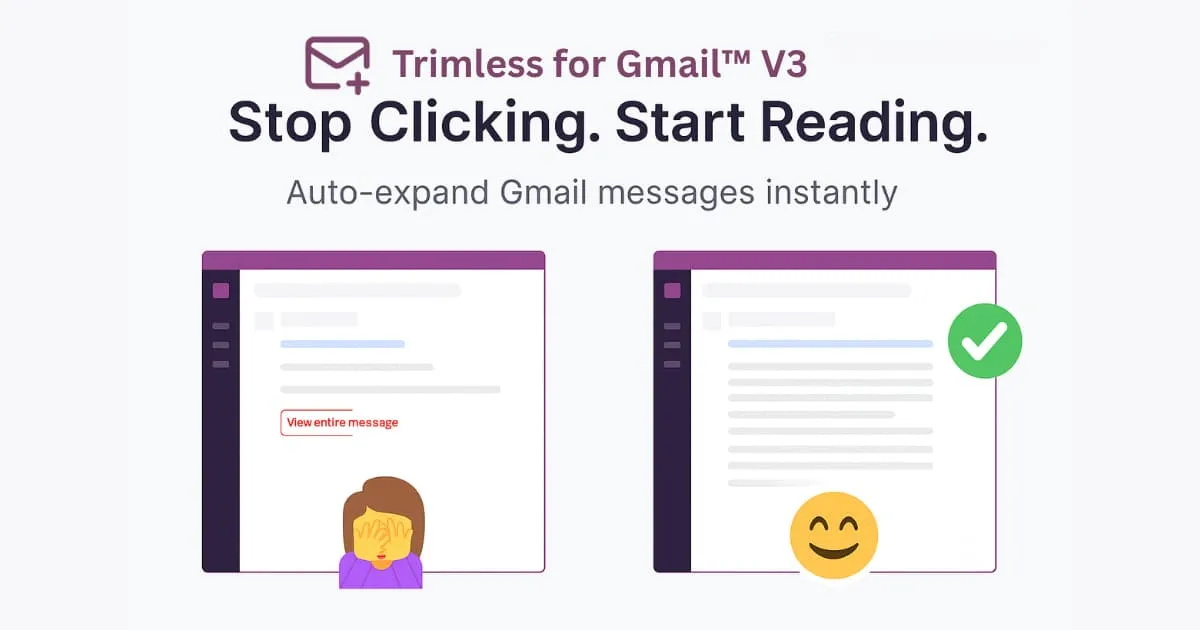 Trimless for Gmail image