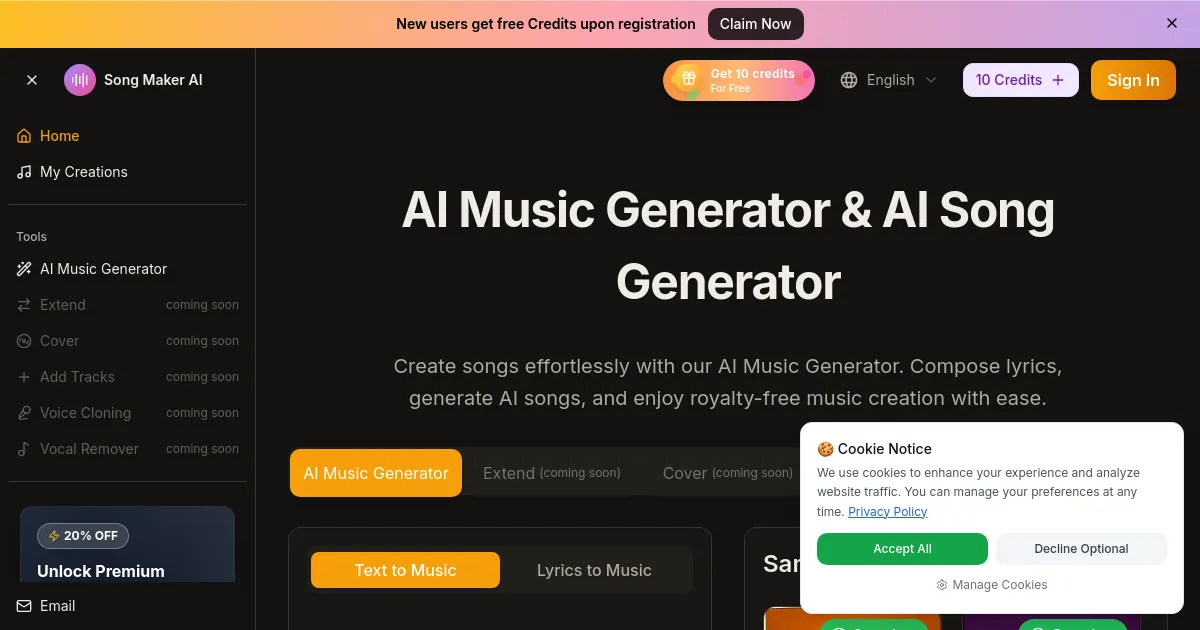 Song Maker AI image