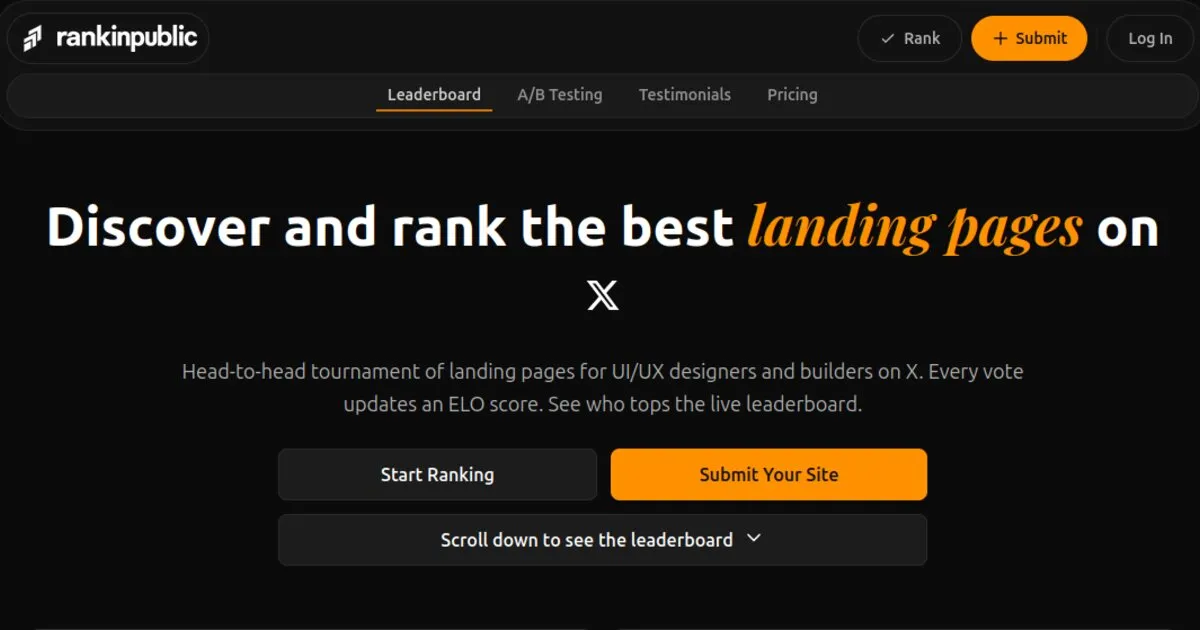 Rank In Public image