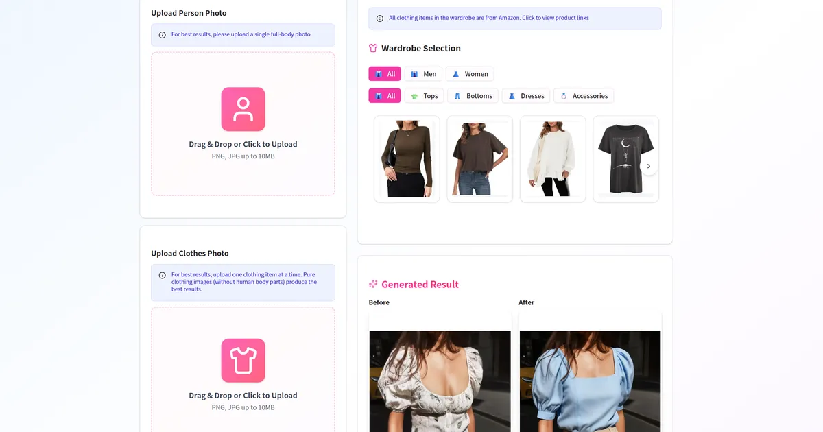 AI Clothes Changer image