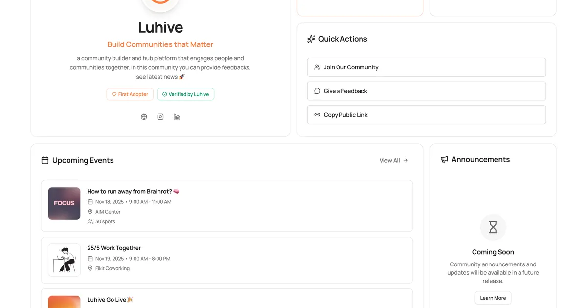 Luhive image