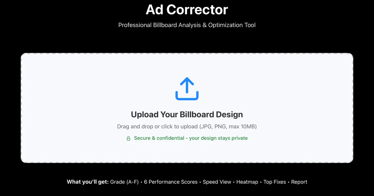 Ad Corrector image