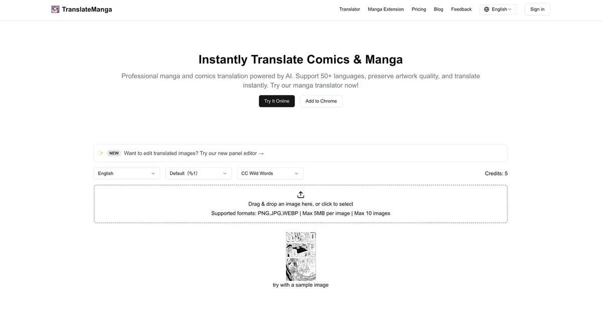 TranslateManga image