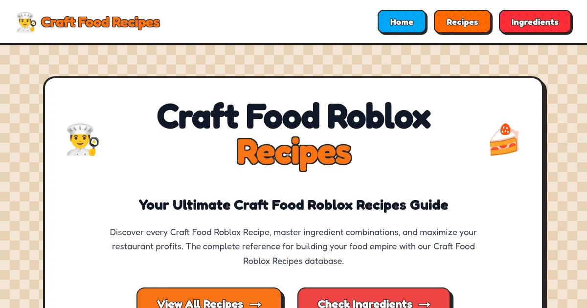 Craft Food Roblox image